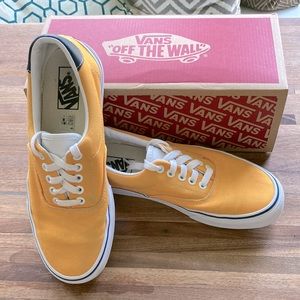 Mens Vans Size 8.0 “Era59” in Saffron/True White